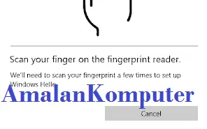 Cara login di Windows 10 dan windows 11 pakai sidik jari