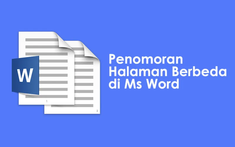 membuat penomoran berbeda di Ms Word
