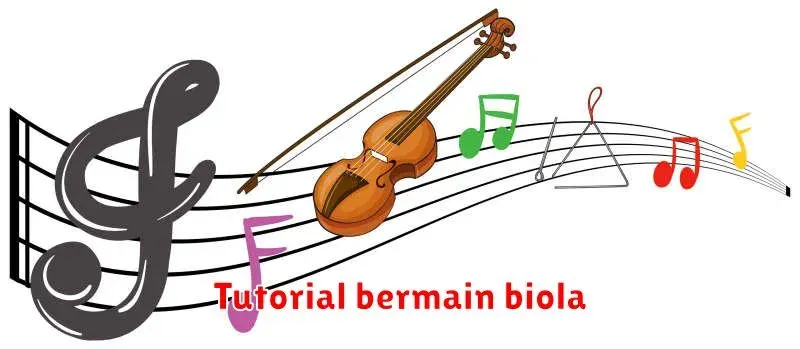Tutorial Bermain Biola: Panduan Lengkap untuk Pemula