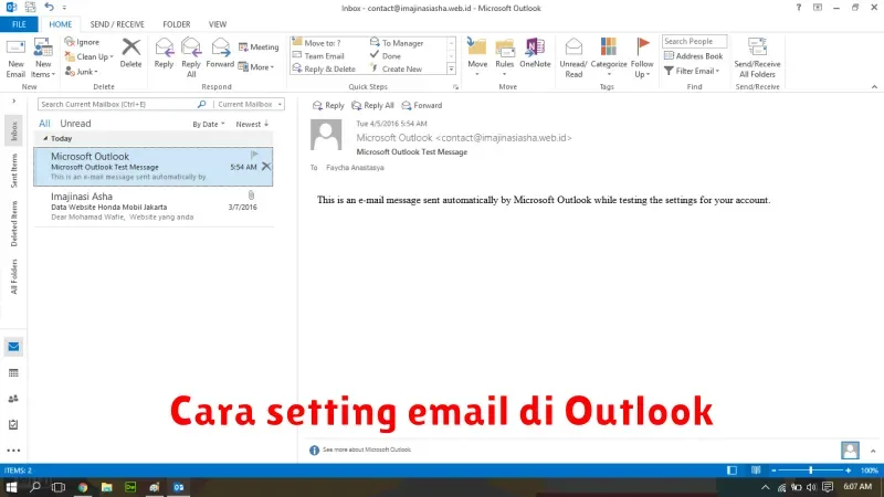 Cara Setting Email di Outlook: Panduan Lengkap dan Mudah
