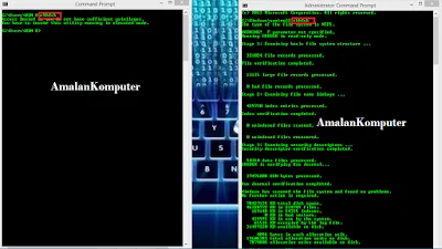 Mengatasi error access denied as you do not have sufficient privileges perintah chkdsk di cmd win 11, 10, 8, 7 Mengatasi error access denied as you do not have sufficient privileges perintah chkdsk di cmd win 11, 10, 8, 7