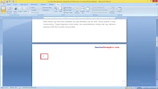 Cara menghapus halaman di Word 2007, 2010, 2013, 2016, 2019