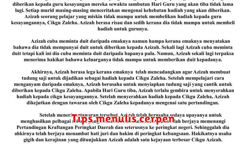 Tips Menulis Cerpen yang Menarik dan Memikat Pembaca