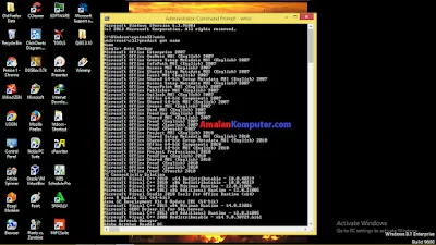 Cara uninstall program aplikasi dengan CMD win 11, 10, 8, 7