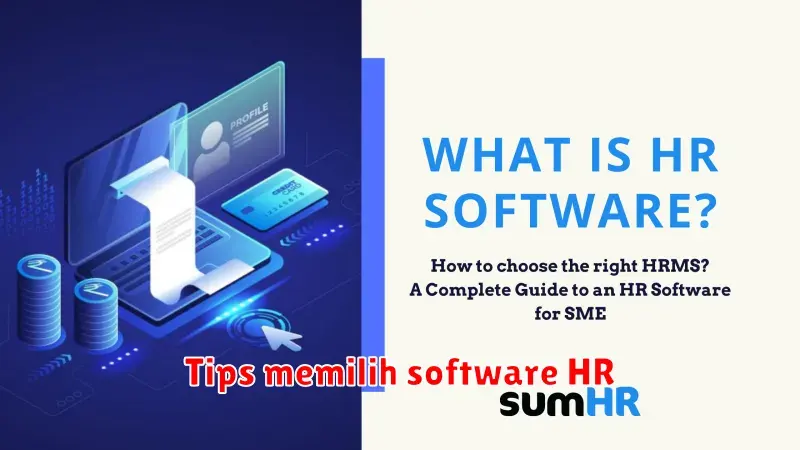 Tips Memilih Software HR yang Tepat untuk Bisnis Anda