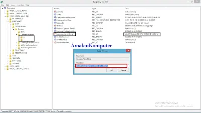 Trik ubah nama processor di windows 11, 10, 8, 7