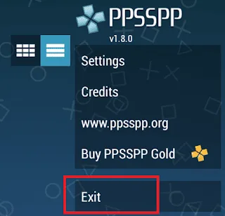 PPSSPP Black Screen - restart ppsspp