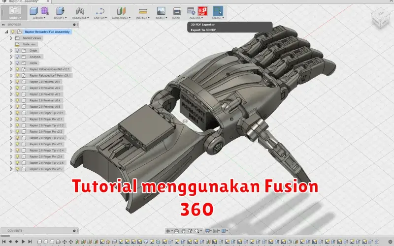 Tutorial Lengkap Fusion 360: Dari Pemula Sampai Mahir