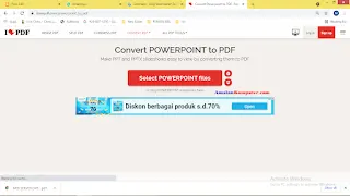 Cara Konvert atau ubah ppt/pptx PowerPoint ke PDF