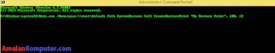 Cara membuat Restore Point dengan CMD dan PowerShell win 10, 11, 8, 7 Cara membuat Restore Point dengan CMD dan PowerShell win 10, 11, 8, 7