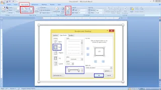 Cara buat Sertifikat di MS Word 2016, 2013, 2010, 2007, 2019 - word 2007 - penambahan page border