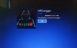 Cara mengatasi/memperbaiki Laptop lupa password windows 10, 8/8.1 dan 7