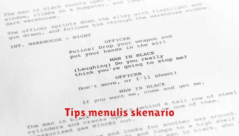 Tips Menulis Skenario yang Menarik dan Efektif