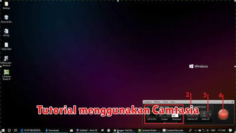 Panduan Lengkap Menggunakan Camtasia untuk Pemula