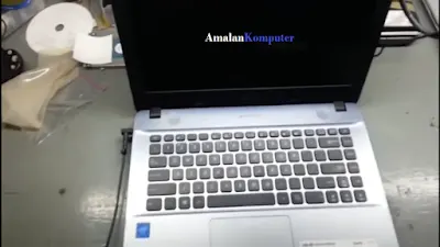 Mengatasi laptop ASUS X441S yang mati secara tiba tiba ketika charger dilepas