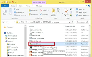 Cara mengatasi Xampp yang tidak bisa di uninstall