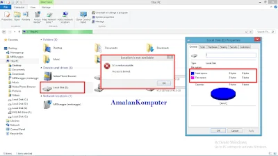Mengatasi partisi local disk (C, D, E, F) location is not available saat dibuka win 11, 10, 8, 7 Mengatasi partisi local disk (C, D, E, F) location is not available saat dibuka win 11, 10, 8, 7