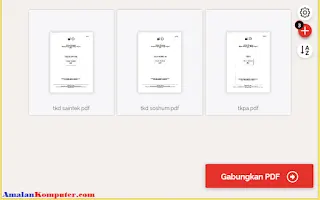 Cara menggabungkan file PDF yang di scan