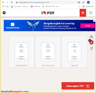 Cara menggabungkan file PDF yang di scan