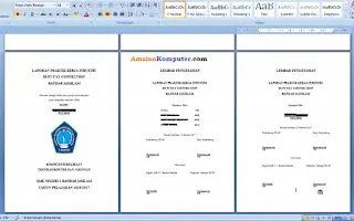 Cara Membuat Laporan di Laptop Menggunakan MS Word