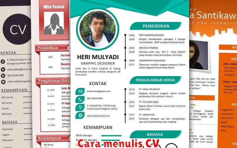 Cara Menulis CV yang Menarik Perhatian Perekrut