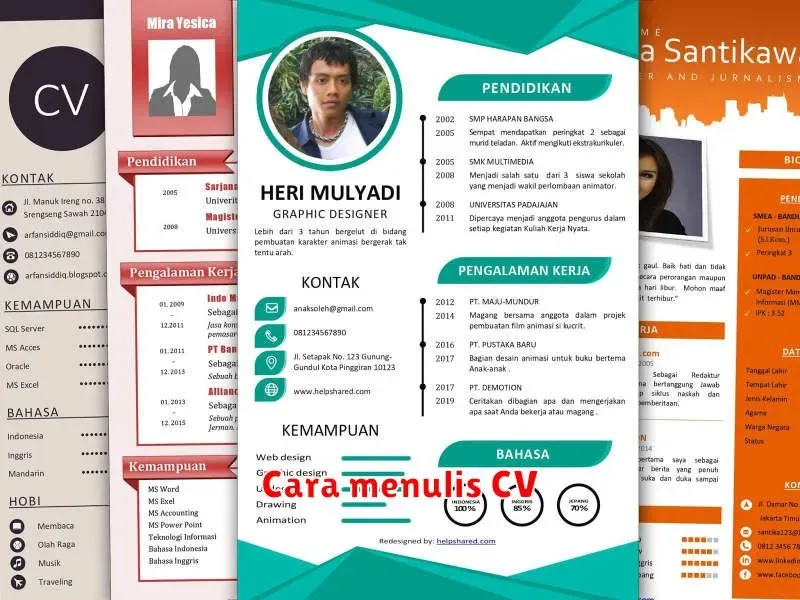 Cara Menulis CV yang Menarik Perhatian Perekrut