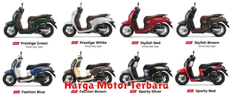 Harga Motor Terbaru: Panduan Lengkap untuk Memilih Motor Impian