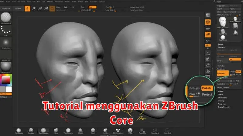 Tutorial Lengkap Menggunakan ZBrush Core untuk Pemula