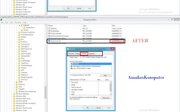 Menampilkan tab Security pada Properties yang hilang win 11, 10, 8, 7