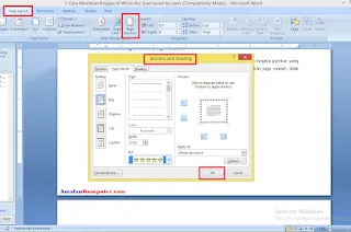 Membuat Bingkai di Word Membuat Bingkai di Word