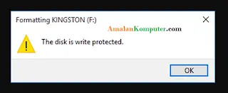 Cara menghilangkan write protected pada USB flashdisk atau MicroSD