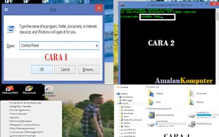 Cara masuk/membuka Control Panel di Windows 10, 8/8.1 dan 7