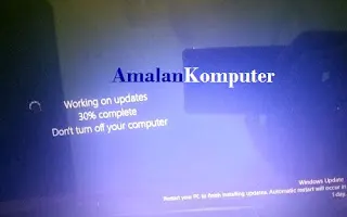 Mengatasi Windows Update - Restart your PC to finish installing updates di Windows 8/8.1