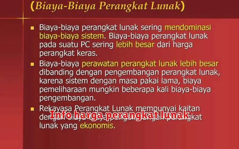 Info Harga Perangkat Lunak: Panduan Lengkap untuk Memilih Software yang
Tepat