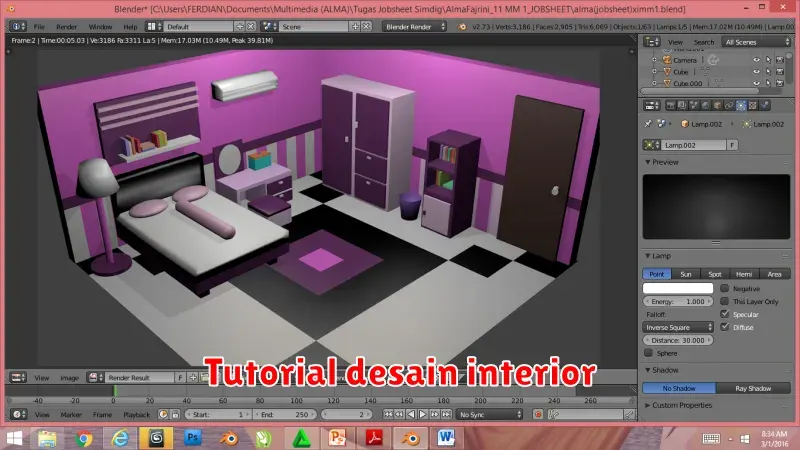 Panduan Lengkap Tutorial Desain Interior: Tips dan Trik untuk
Mewujudkan Rumah Impian