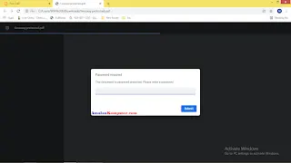 Cara print file PDF yang di Password di laptop dan pc