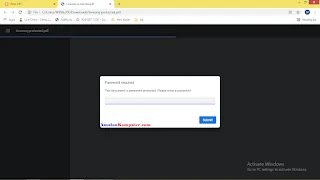 Cara print file PDF yang di Password di laptop dan pc - file masih di password