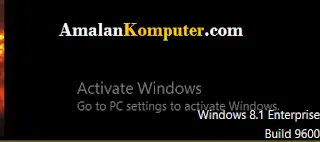 Cara mengatasi Activate Windows. Go to PC settings to activate Windows