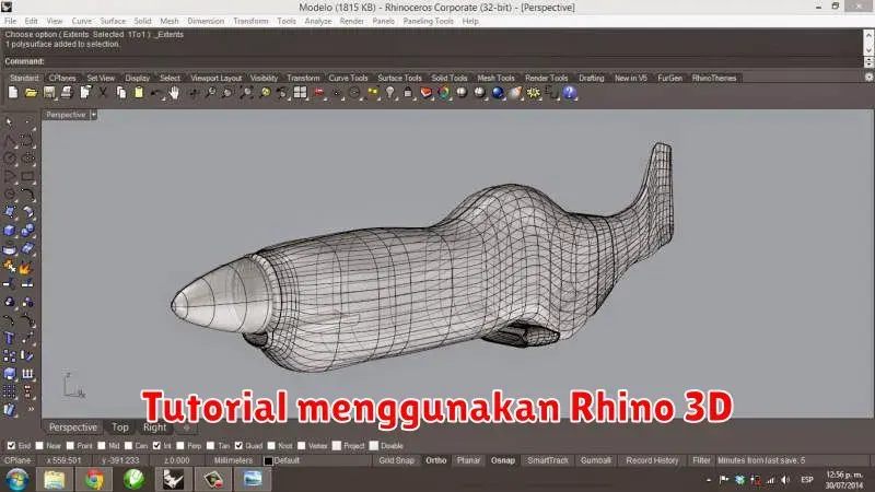 Tutorial: Membangun Digital Twin dengan Rhino 3D