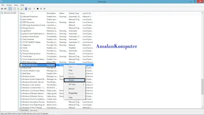 Atasi failed to connect to a windows service melalui Administrator Atasi failed to connect to a windows service melalui Administrator