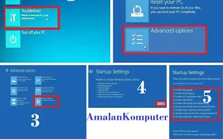 Cara masuk ke Advanced Boot Options di Windows 10 dan 8/8.1