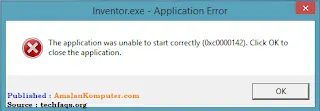 Cara mengatasi error code 0xc0000142 windows 10, 8/8.1 dan 7