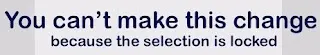  Mengatasi You can't make this change because the selection is locked