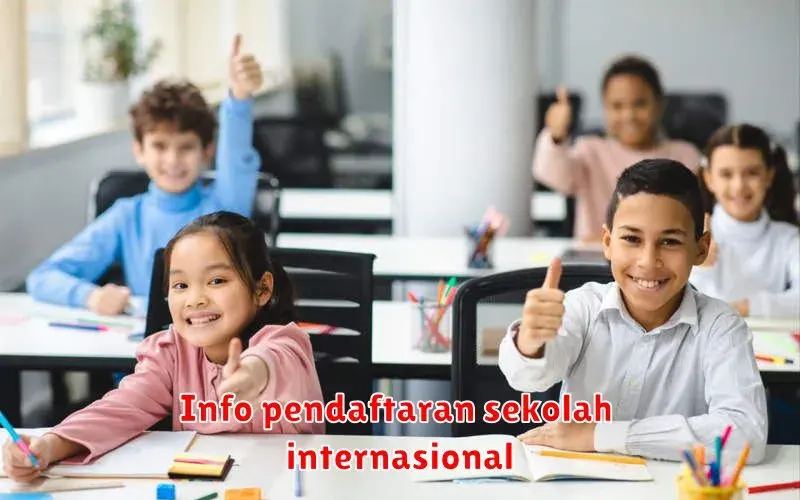 Panduan Lengkap Pendaftaran Sekolah Internasional di Indonesia