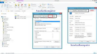 Cara menghilangkan tab Security di Properties windows 11, 10, 8