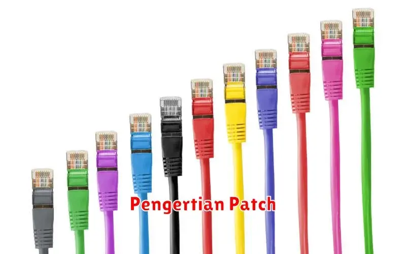 Pengertian Patch: Memperbarui dan Meningkatkan Perangkat Lunak