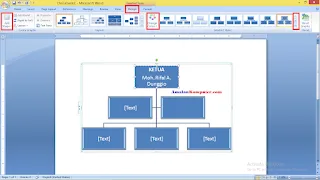 membuat gambar Struktur Organisasi di Word 2007, 2010, 2013, 2016 dan 2019 - mengatur SmartArt membuat gambar Struktur Organisasi di Word 2007, 2010, 2013, 2016 dan 2019 - mengatur SmartArt