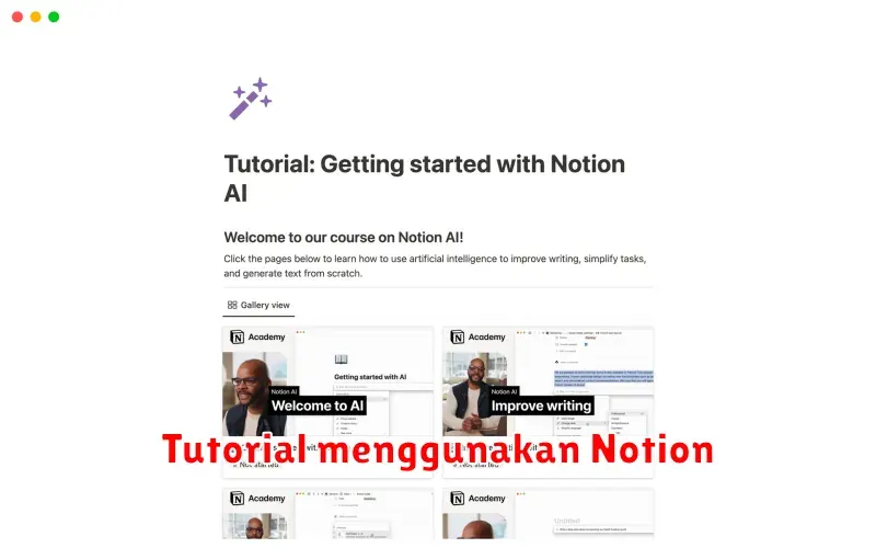 Tutorial Menggunakan Notion untuk Mencatat dan Mengatur Ide Fotografi