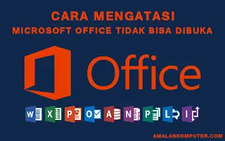 Cara memperbaiki microsoft office word dan excel 2007, 2010 dan 2016 tidak bisa dibuka