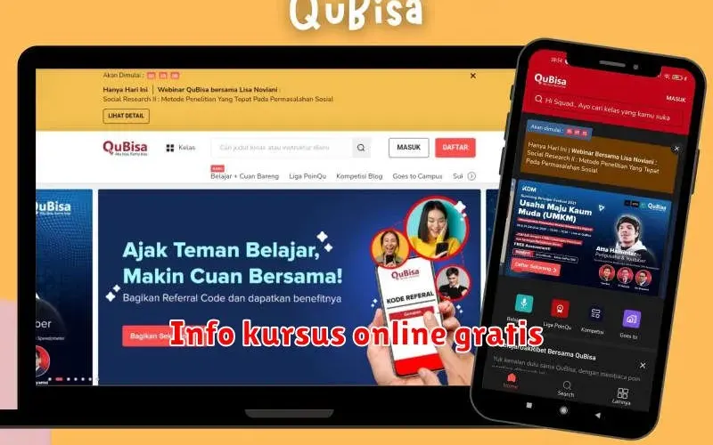 Peluang Emas! Kursus Online Gratis untuk Meningkatkan Keterampilan